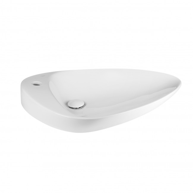 Раковина-чаша Qtap Leo 695х460х115 White с донным клапаном QT1111A089TW