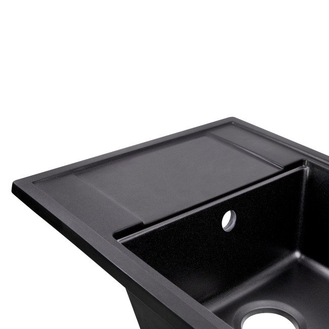 Кухонна мийка Qtap CS 6450 Black (QT6450BLA404)