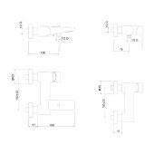 Змішувач для ванни Bianchi Freedom VSCFRE2004046SKCRM Змішувач для ванни Bianchi Freedom VSCFRE2004046SKCRM