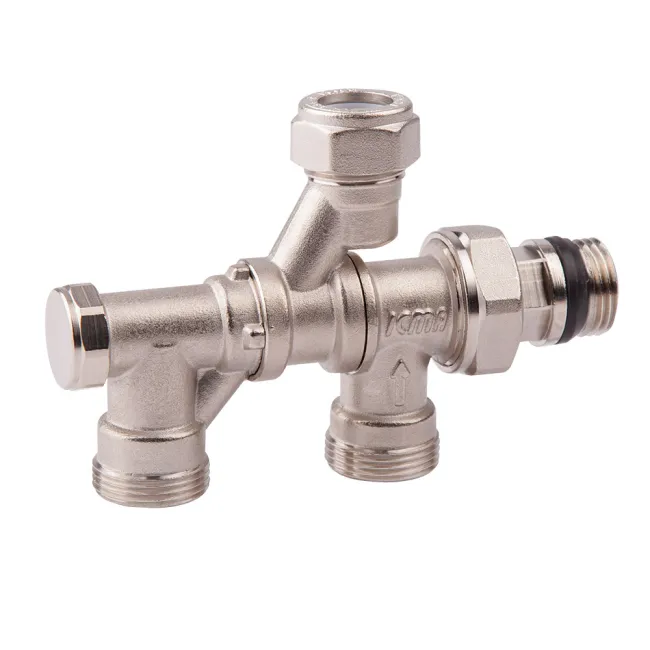 Кран радиаторный комбинированный Icma 1/2"х М24х1,5, нижнее подключение №875 Кран радиаторный комбинированный Icma 1/2"х М24х1,5, нижнее подключение №875