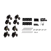 Гидромассажный бокс Lidz Majatek SBM90x90.BLA.HIGH.TR, с поддоном с панелью Kupala