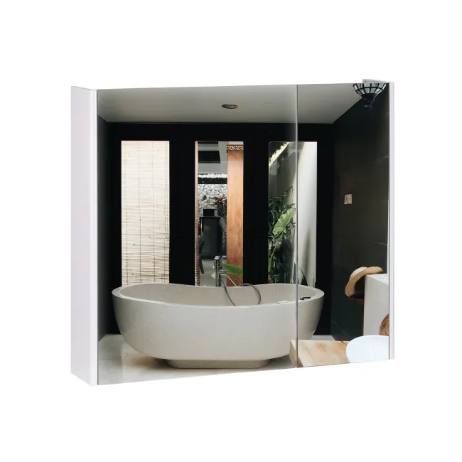 Зеркальный шкаф подвесной Qtap Scorpio 700х600х145 White QT1477ZP701W Зеркальный шкаф подвесной Qtap Scorpio 700х600х145 White QT1477ZP701W