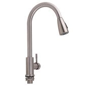 Змішувач для кухні Lidz (NKS) 12 32 015FL-8 з висувним виливом Змішувач для кухні Lidz (NKS) 12 32 015FL-8 з висувним виливом