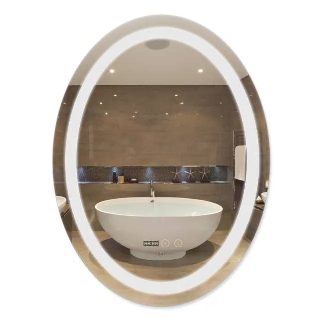 Дзеркало Qtap Mideya 600х800 (DC-F805-1) з LED-підсвічуванням та антизапотіванням QT2078F8051W Дзеркало Qtap Mideya 600х800 (DC-F805-1) з LED-підсвічуванням та антизапотіванням QT2078F8051W
