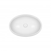 Раковина-чаша Qtap Leo 600х400х155 White с донным клапаном QT11117060GW