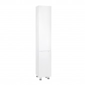 Пенал напольный Qtap Scorpio 350х1900х300 White с корзиной для белья QT1475PN1901KRW