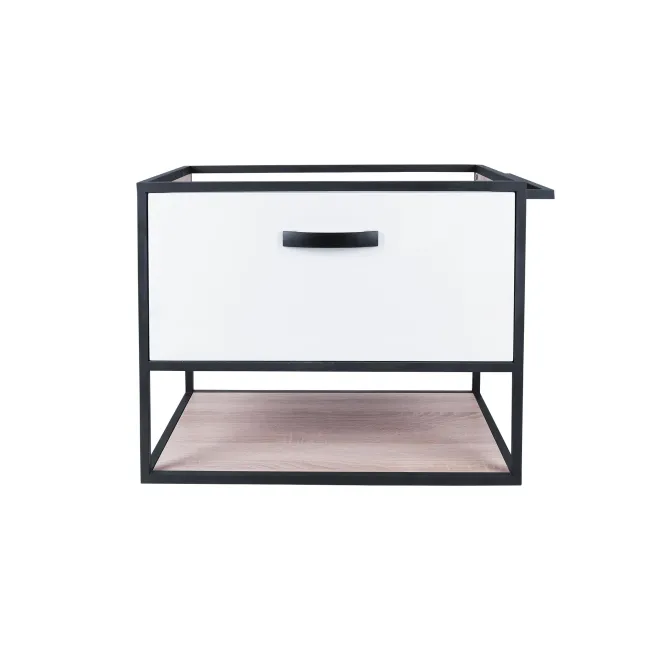 Тумба подвесная Qtap Taurus 600х580х437 White/Whitish oak QT2474TPT603WWO