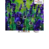 Колонка газова димохідна Aquatronic JSD20-AG108 10 л режим Зима/Літо, панель скляна з малюнком квіти