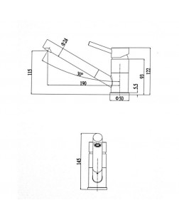 Змішувач для кухні ULA BW7008