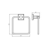 Тримач рушників Perfect Sanitary Appliances KB 9913