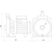 Насос вiдцентровий CM 1 PL 1,1 кВт SAER (7.2 м3/год, 44 м) трифазний Насос вiдцентровий CM 1 PL 1,1 кВт SAER (7.2 м3/год, 44 м) трифазний