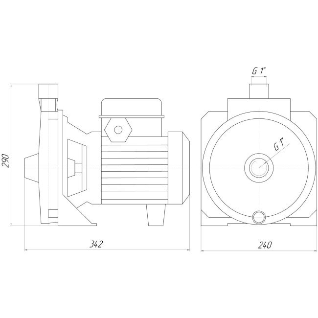 Насос вiдцентровий CM 1 PL 1,1 кВт SAER (7.2 м3/год, 44 м) трифазний Насос вiдцентровий CM 1 PL 1,1 кВт SAER (7.2 м3/год, 44 м) трифазний