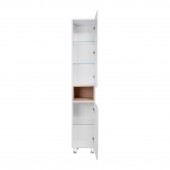 Пенал напольный Qtap Robin 350х1950х316 White/Whitish oak QT1376PN1651RWWO