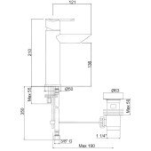 Змішувач для раковини Bianchi Dream LVBDRM2018IACRM Змішувач для раковини Bianchi Dream LVBDRM2018IACRM