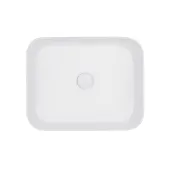 Раковина-чаша Qtap Tern 500x390x140 White с донным клапаном QT17112195W