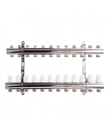 Колектор з регуляторами та кріпленням ECO001С 1"x12