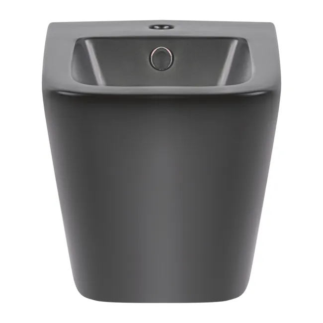 Биде подвесное Qtap Tern 485x345x330 Matt black QT1755052FMB