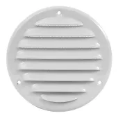 Решітка металева, Europlast MR100 (Ø100mm) біла