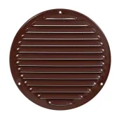 Решітка металева, Europlast MR200B (Ø200mm), коричнева