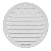 Решітка металева, Europlast MR125 Ø125mm, біла