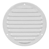 Решітка металева, Europlast MR125 Ø125mm, біла