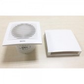 Електровентилятор Europlast E-extra EET120HT (Ø120mm) з кришкою, таймером, датчиком вологи, настінний, стельовий