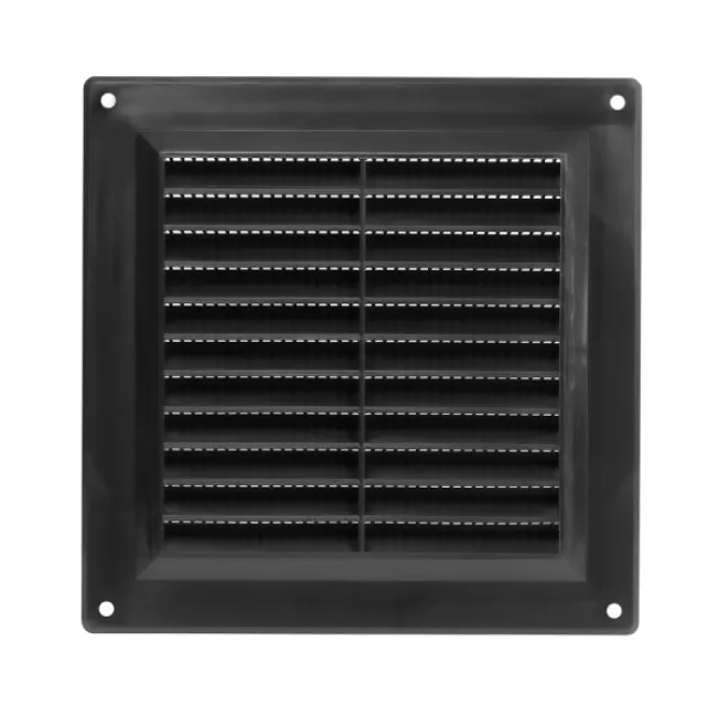 Решітка пластмасова, Europlast VR1515M (150x150mm) чорна Решітка пластмасова, Europlast VR1515M (150x150mm) чорна
