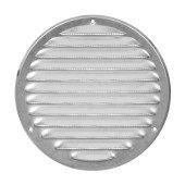 Решетка металлическая, Europlast MR160Zn (Ø160mm), оцинкованная.