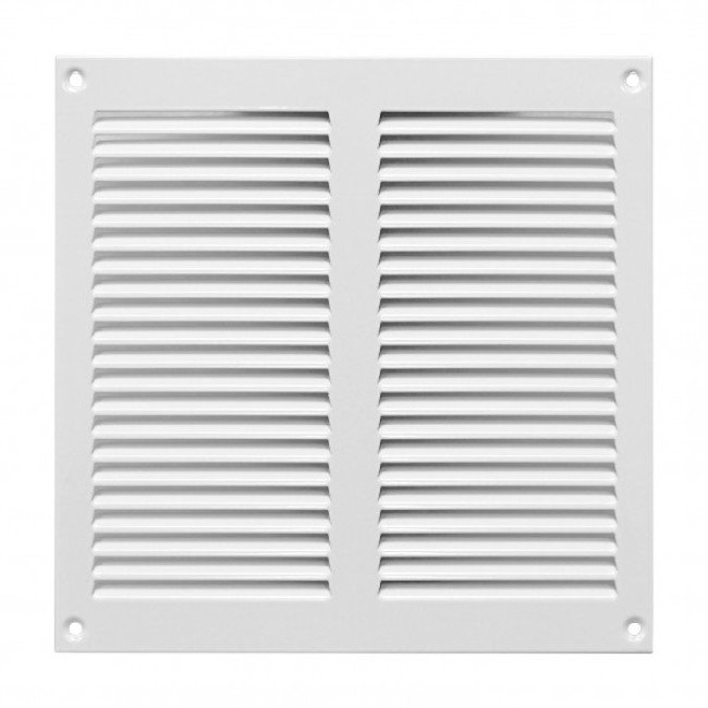Решетка металлическая, Europlast MR2020 (200x200mm), белая