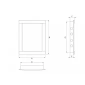Ревізійний пластиковий люк, Europlast PL1520 (150x200mm)