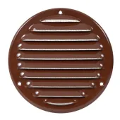 Решітка металева, Europlast MR125B Ø125mm, коричнева