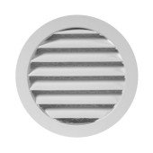 Решетка из алюминиевого сплава, Europlast MRA100W (Ø100mm) белая