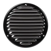 Решітка металева, Europlast MR160M (Ø160mm), чорна