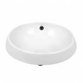 Раковина Qtap Jay 475х475х200 White с донным клапаном QT0711K305W