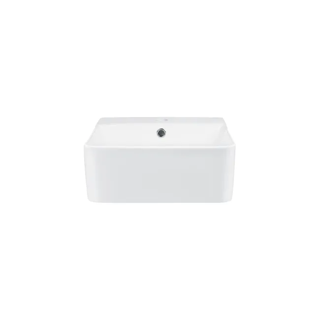 Раковина Qtap Nando B 400х420х155 White с донным клапаном QT12117040BW