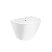Раковина подвесная моноблок Qtap Swan 521х435х385 White с донным клапаном QT1611005GW