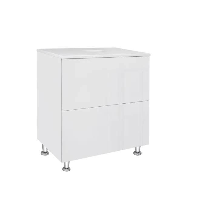 Тумба підлогова Qtap Tern 600х616х469 White зі стільницею QT1780TNL601W Тумба підлогова Qtap Tern 600х616х469 White зі стільницею QT1780TNL601W