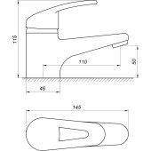 Смеситель для умывальника Globus Lux Caprice GLCA-0401