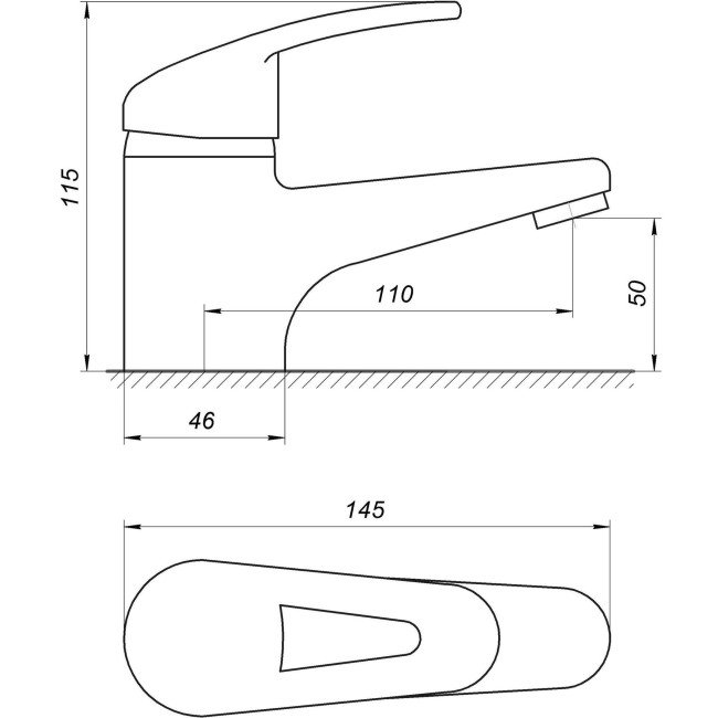 Смеситель для умывальника Globus Lux Caprice GLCA-0401