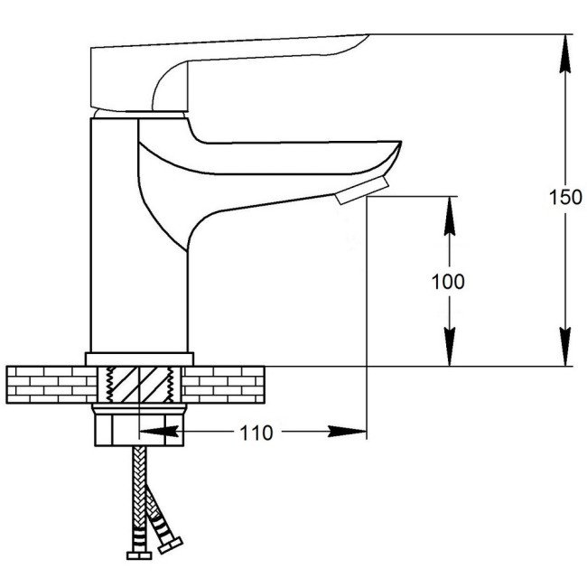 Змішувач для раковини GF (WCR)S-07-001F 2