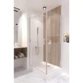Душевая кабина Qtap Gemini CRM1018RC6 100х80 см, стекло Clear 6 мм без поддона
