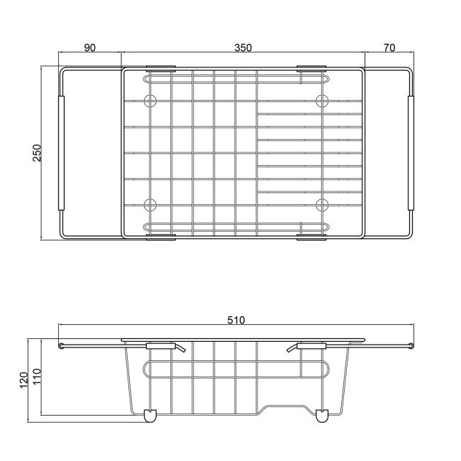 Корзина для мойки Lidz (CRM) 112 20 000 01 2