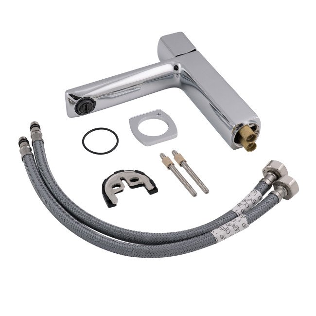 Смеситель для раковины Qtap Krychle 1852104C Смеситель для раковины Qtap Krychle 1852104C