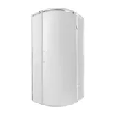 Душевая кабина Qtap Virgo CRM1099AC8 90х90 см, стекло Clear 8 мм без поддона