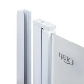Штора на ванну Qtap Gemini WHI401314RP6 скло Pear 6 мм, 130x140 см
