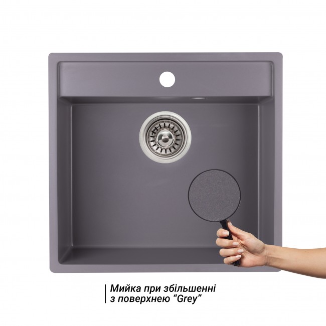 Кухонная мойка Qtap CS 5250 Grey (QT5250GRE471)