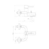 Смеситель для ванны Bianchi Mini VSCMIN2004SKCRM