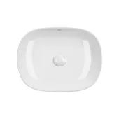 Раковина-чаша Qtap Aquarius 465x375x115 White с донным клапаном QT21112185W