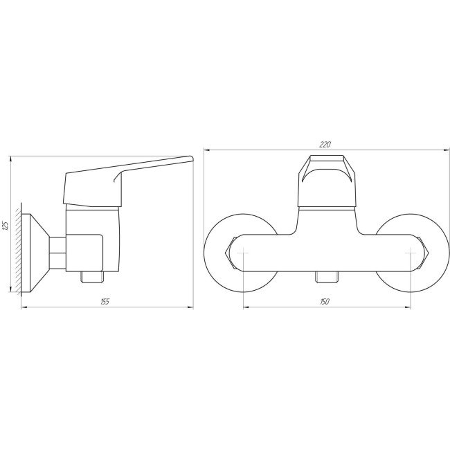 Смеситель для душа BRAVO ZENITH BS-42-105 латунь Смеситель для душа BRAVO ZENITH BS-42-105 латунь
