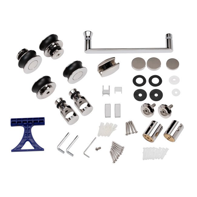 Душевая кабина Qtap Aries CRM1018RC8 100х80 см, стекло Clear 8 мм без поддона